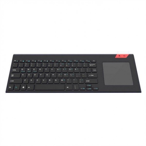 steuern drahtlose Tastatur 2.4G mit Touch Pad mit einfachen Medien feste rostfreie ultra kompakte Tastatur der natürlichen Größe für PC-Fernsehen