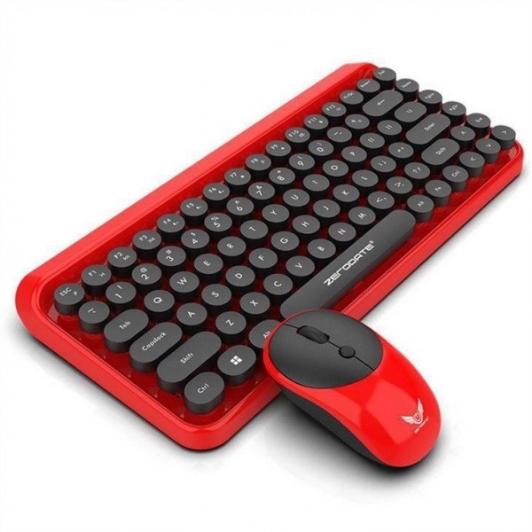 Schreibmaschinen-Tastatur drahtlose Tastatur-kombinierte Mini Portables 84-Key und Maus 3D kompatibel mit PC Androids Windows Tablet
