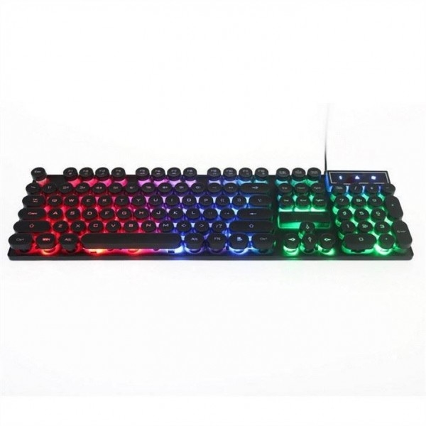 Kundenspezifische Hintergrundbeleuchtung verdrahtete Computer-Tastatur und Maus für Spiel-Schreibmaschine
