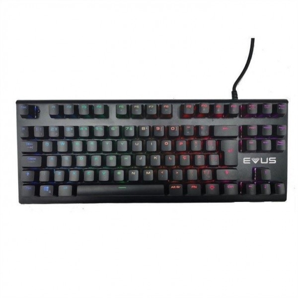 Kabellose mechanische 87-Tastatur-Maus, RGB-Hintergrundbeleuchtung, kabelgebunden, Staubschutz für Schreibmaschine
