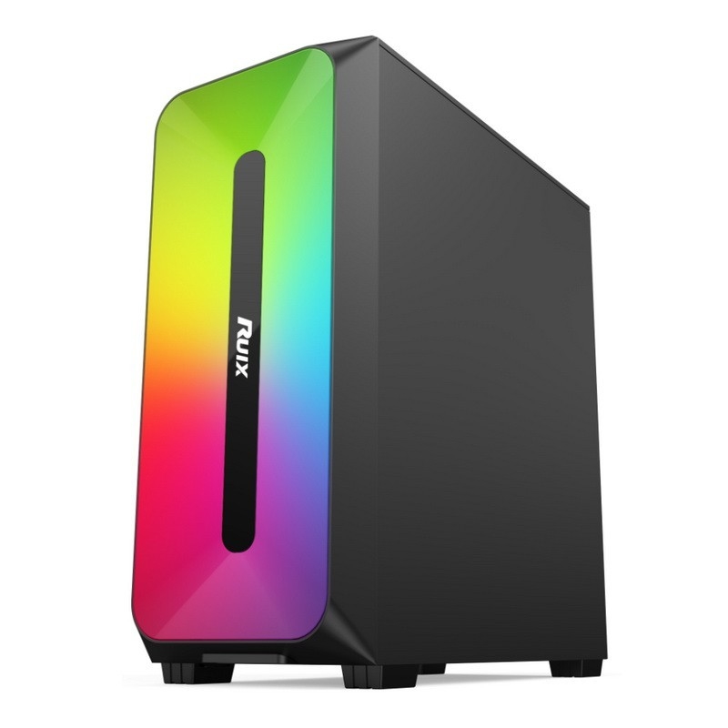 Micro-ATX-/ATX-/ITX-GEHÄUSE Dazzle ARGB-Effekt-Frontplatten-Untermontage-Netzteil, erhältlich in Schwarz und Weiß