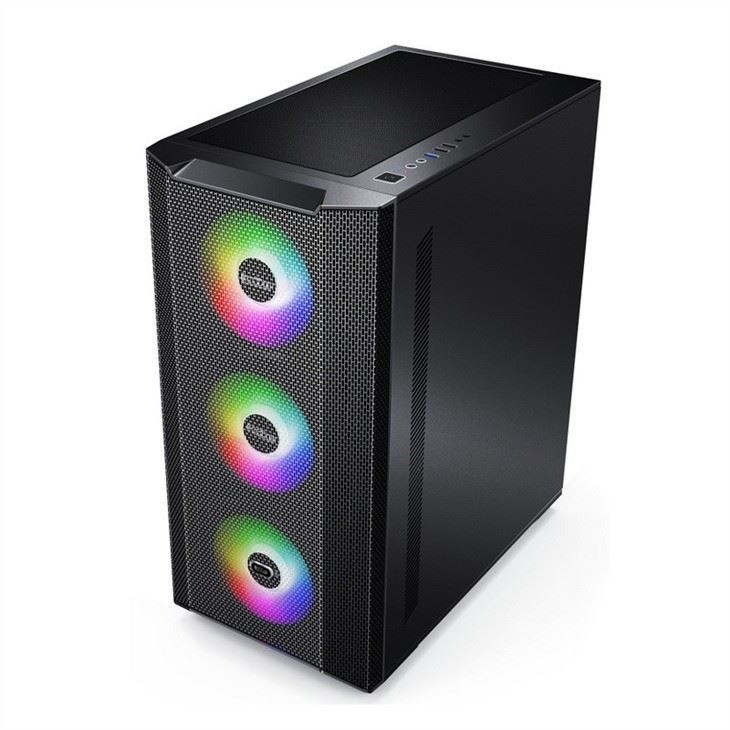Computergehäuse mit magnetischem Design, Staubfilter, unterstützt 6 Lüfter, ATX-Mid-Tower-PC-Gaming-Gehäuse, Glas-Seitenwand, Kabelmanagement