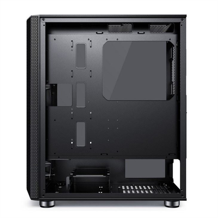 Computergehäuse mit magnetischem Design, Staubfilter, unterstützt 6 Lüfter, ATX-Mid-Tower-PC-Gaming-Gehäuse, Glas-Seitenwand, Kabelmanagement