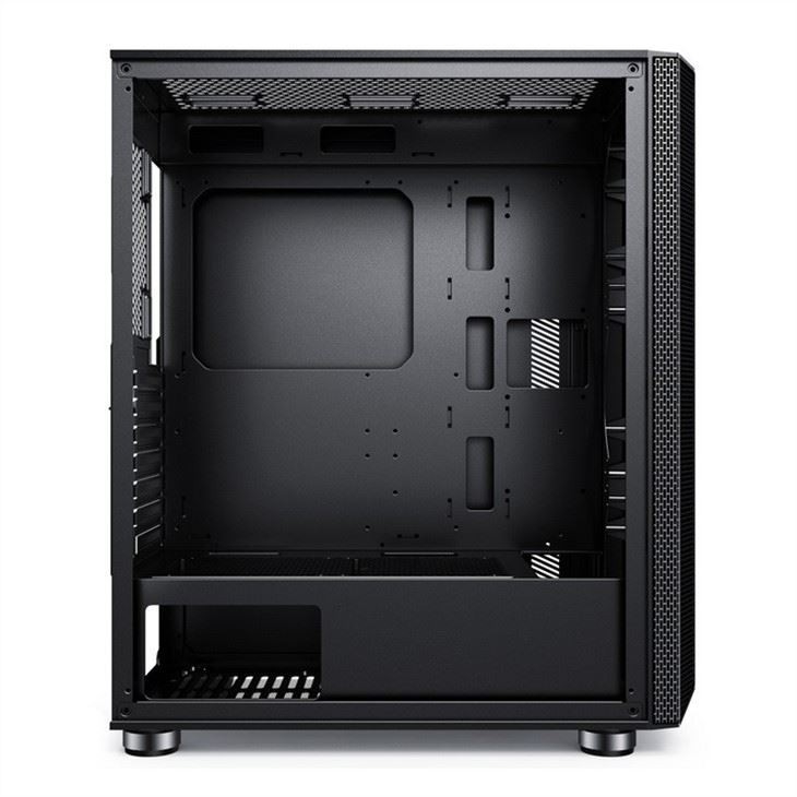 Computergehäuse mit magnetischem Design, Staubfilter, unterstützt 6 Lüfter, ATX-Mid-Tower-PC-Gaming-Gehäuse, Glas-Seitenwand, Kabelmanagement