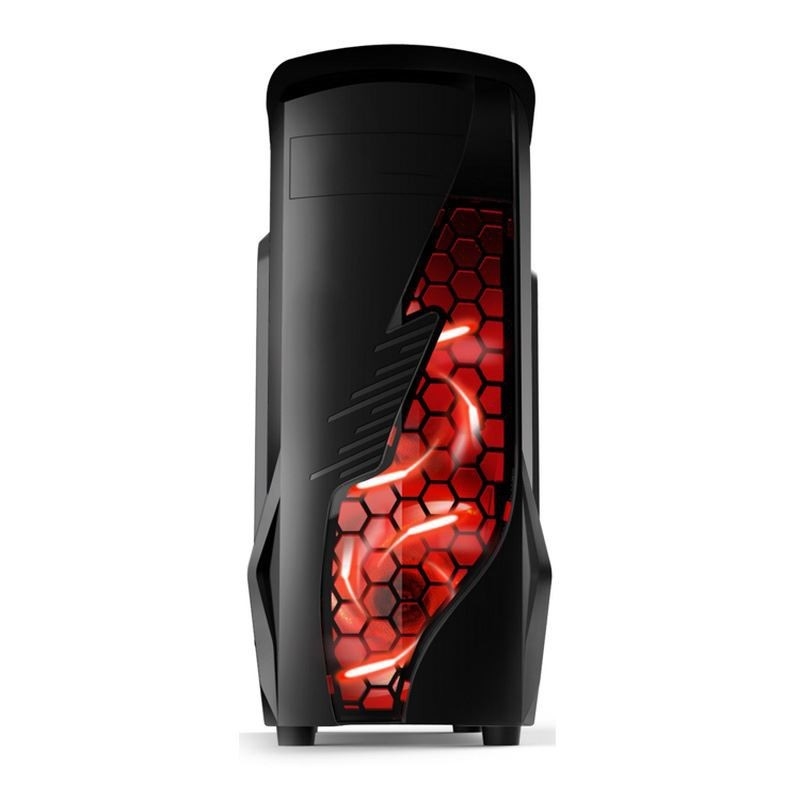 ETEK Airflow ATX Mittelturm mit hohler und transparenter Vorderseite