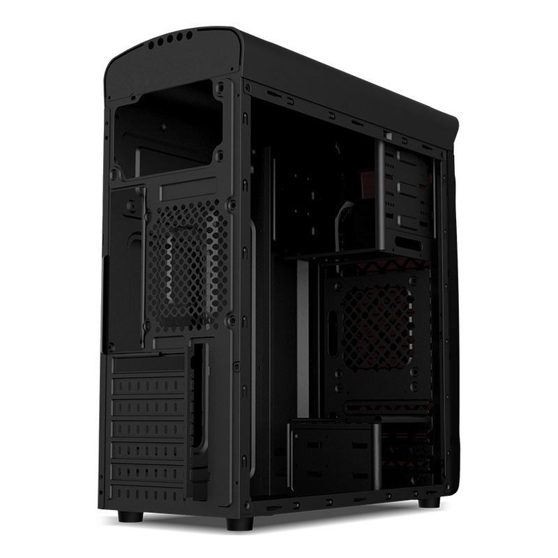ETEK Airflow ATX Mittelturm mit hohler und transparenter Vorderseite