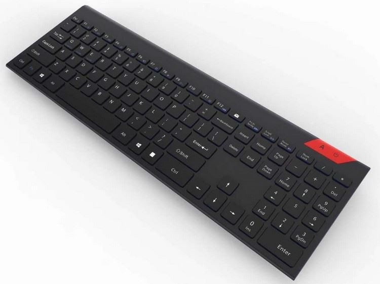 steuern drahtlose Tastatur 2.4G mit Touch Pad mit einfachen Medien feste rostfreie ultra kompakte Tastatur der natürlichen Größe für PC-Fernsehen