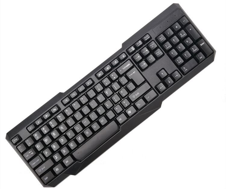 Kabelloses Tastatur-Set, 2,4 G USB-Tastatur für Laptop oder Computer – Tastatur in voller Größe mit Ziffernblock