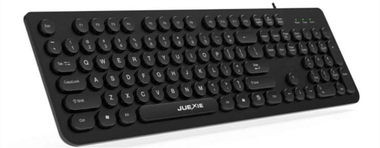 Leise Schokoladen-Computertastatur und Maus, benutzerdefinierte 60-Tastatur für PC KB1430
