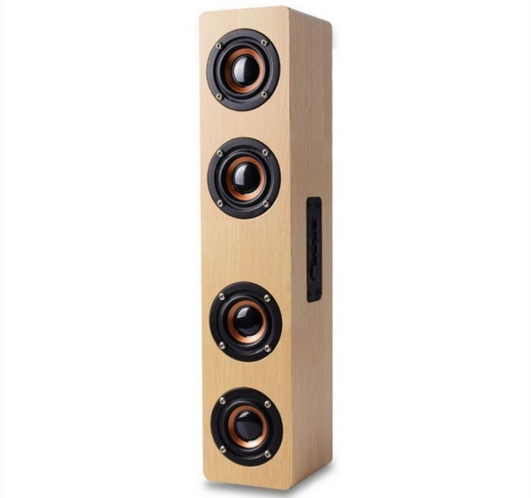 4000 mah Holz Bluetooth Wireless HIFI Lautsprecher Tragbare Musik SoundBar AUX Freisprecheinrichtung für TV