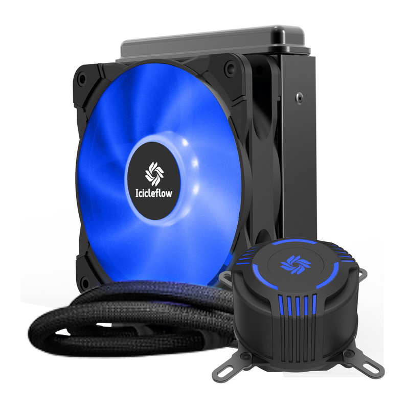 120mm RGB CPU-Computer-Kasten-Kühlvorrichtungs-Heizkörper-wasserundurchlässige hohe Fluss-Pumpe für AMD/Intel CPU