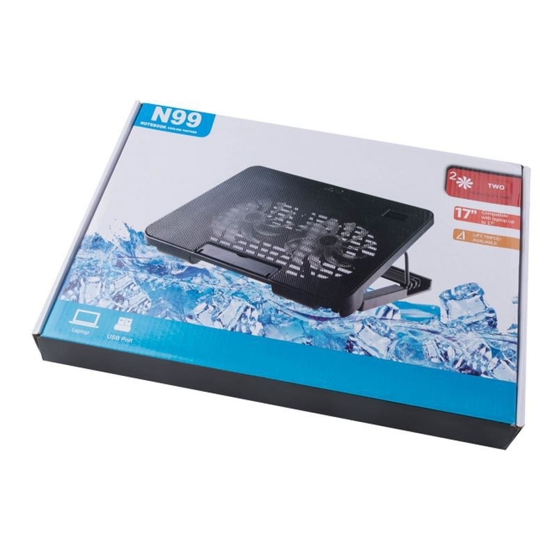 ETEK Laptop-Kühlplatte Notebook Laptop-Kühlschrank Externer Laptop-Kühlschrank Große Größe, aber leise