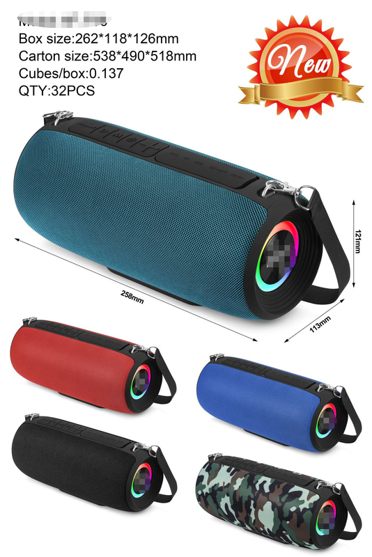 Portable 10W Hi-Fi Bluetooth Lautsprecher, leistet starken kristallklaren Klang für TV-Projektor Mobiltelefon