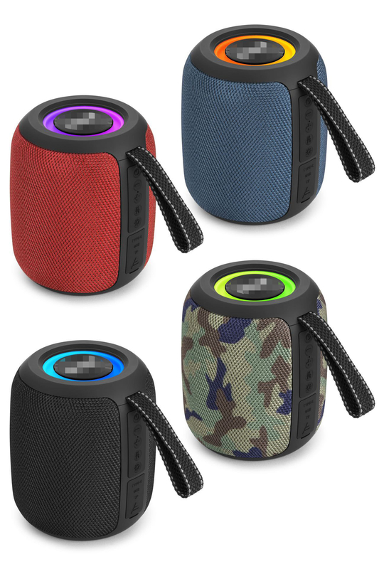 Portable 10W Hi-Fi Running Marquee Radio Bluetooth-Lautsprecher mit Lichtern, geeignet für die Kombination mit einem Fernseher oder Projektor, um qualitativ hochwertige Heim-Audio- und Video-Zeit zu genießen