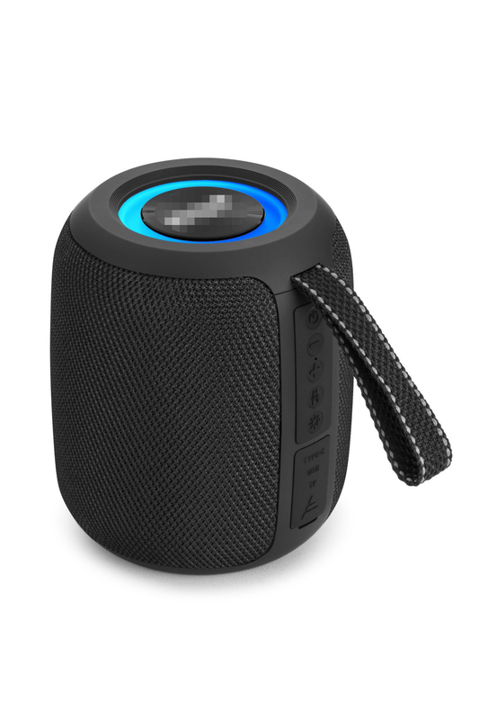 Portable 10W Hi-Fi Running Marquee Radio Bluetooth-Lautsprecher mit Lichtern, geeignet für die Kombination mit einem Fernseher oder Projektor, um qualitativ hochwertige Heim-Audio- und Video-Zeit zu genießen