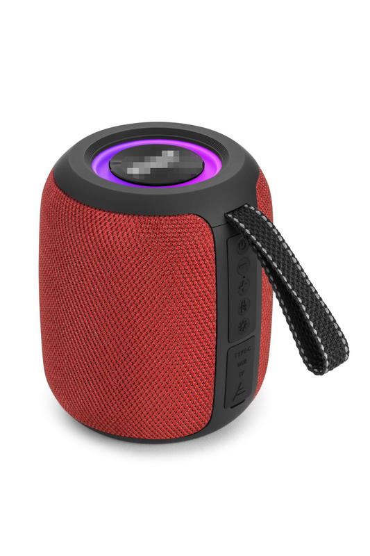 Portable 10W Hi-Fi Running Marquee Radio Bluetooth-Lautsprecher mit Lichtern, geeignet für die Kombination mit einem Fernseher oder Projektor, um qualitativ hochwertige Heim-Audio- und Video-Zeit zu genießen