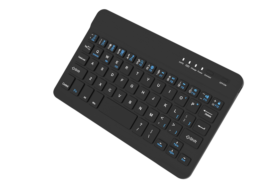 59 Tasten Kleine, leichte und tragbare Bluetooth-Tastatur zum jederzeitigen Einsatz überall auf Apple iPad und Android-Geräten