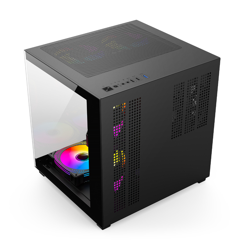 Micro-ATX/ITX PC Case Awesome Heat Dissipation unterstützt viele verschiedene Hardware-Setups für Profis