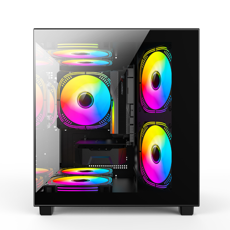 Micro-ATX/ITX PC Case Awesome Heat Dissipation unterstützt viele verschiedene Hardware-Setups für Profis
