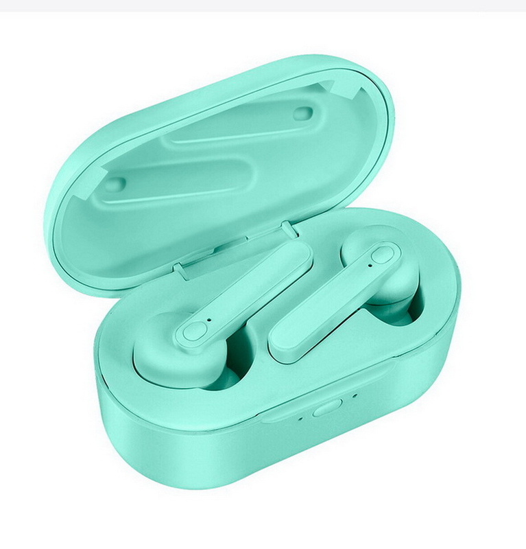 ETEK drahtlose Ohrhörer, Bluetooth mit Mikrofon, Half-In-Ear-Design, Geräuschreduktion für klare Anrufe, Deep Bass, wasserdicht