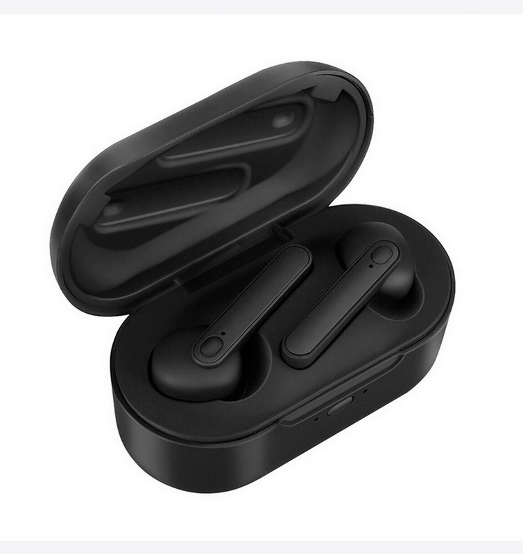 ETEK drahtlose Ohrhörer, Bluetooth mit Mikrofon, Half-In-Ear-Design, Geräuschreduktion für klare Anrufe, Deep Bass, wasserdicht