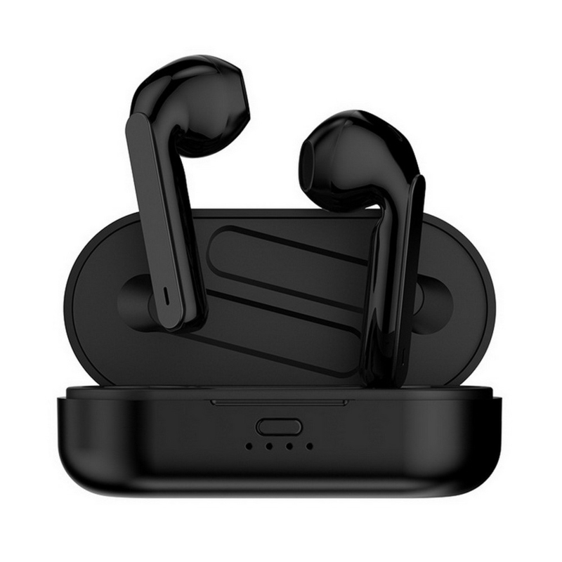 ETEK drahtlose Ohrhörer, Bluetooth mit Mikrofon, Half-In-Ear-Design, Geräuschreduktion für klare Anrufe, Deep Bass, wasserdicht