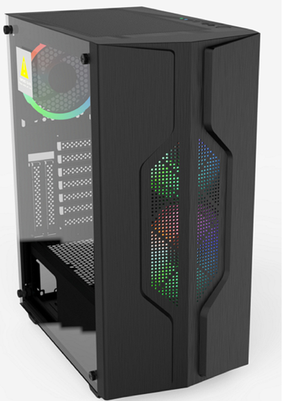 Unterstützt ATX Micro ATX und ITX-Mutterplatten mit 7 Erweiterungsslots und 6 Lüfterhaltern für DIY-Enthusiasten