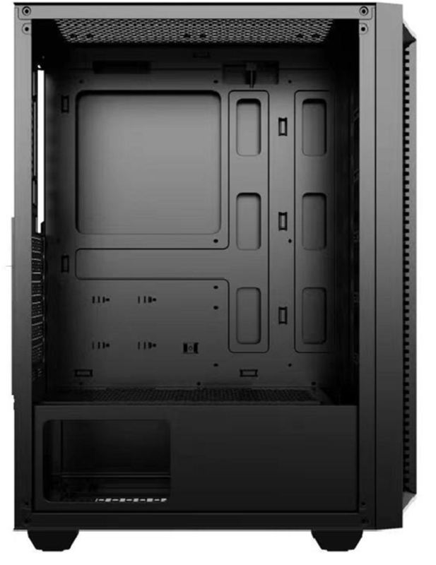 Unterstützt ATX Micro ATX und ITX-Mutterplatten mit 7 Erweiterungsslots und 6 Lüfterhaltern für DIY-Enthusiasten