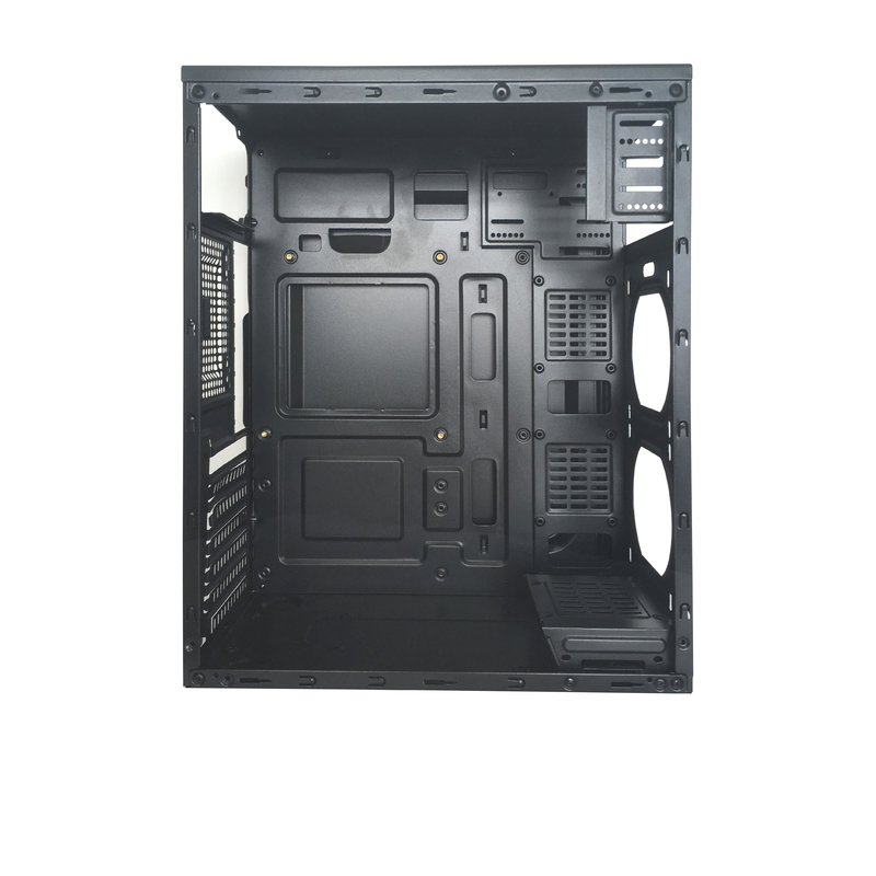 Computergehäuse unterstützt ATX Micro ATX und ITX-Mutterplatten mit 7 Erweiterungsslots unterstützt Installation von 1 Festplatte und 2 SSDs