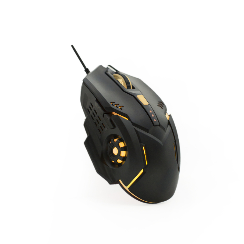 Leichtgewichtige Rainbow-Backlit LED 6D Drahtgaming-Maus mit Multi-DPI-Switching für Gamer Büroangestellte Designer