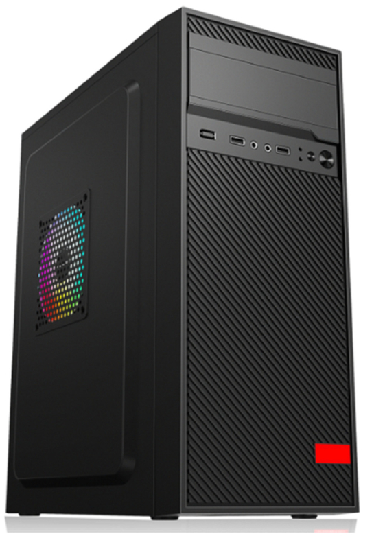 Computergehäuse unterstützt 7 PCI-Slots 2 Festplatten 3 SSDs 1 CD-Laufwerk Funktionen 5 Ventilatorhalter kompatibel mit ATX Micro ATX und Mini ATX-Mutterplatten