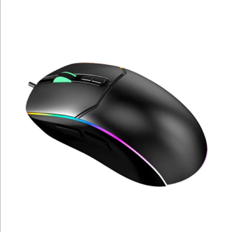 Multifunktionale Makro-Definition 704F Chip einstellbares DPI anpassbares Logo Fortgeschrittene Gaming-Maus mit Laseroptikmotor