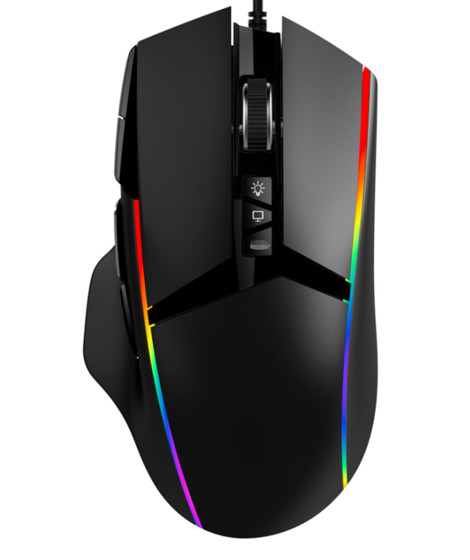 11D-Gaming-Maus mit fortschrittlicher Sensortechnologie Anpassbare DPI-persönliche Einstellungen für Spieler und Profis