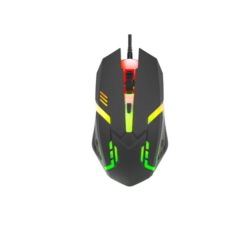 Gradient-LED-Beleuchtung Mehrstufige einstellbare DPI-Einstellung mit 8108 Chip Gaming-Maus für Gamer und Büroanbieter ausgestattet