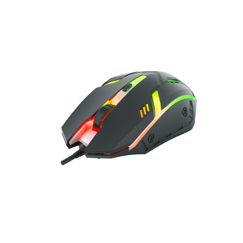 Gradient-LED-Beleuchtung Mehrstufige einstellbare DPI-Einstellung mit 8108 Chip Gaming-Maus für Gamer und Büroanbieter ausgestattet