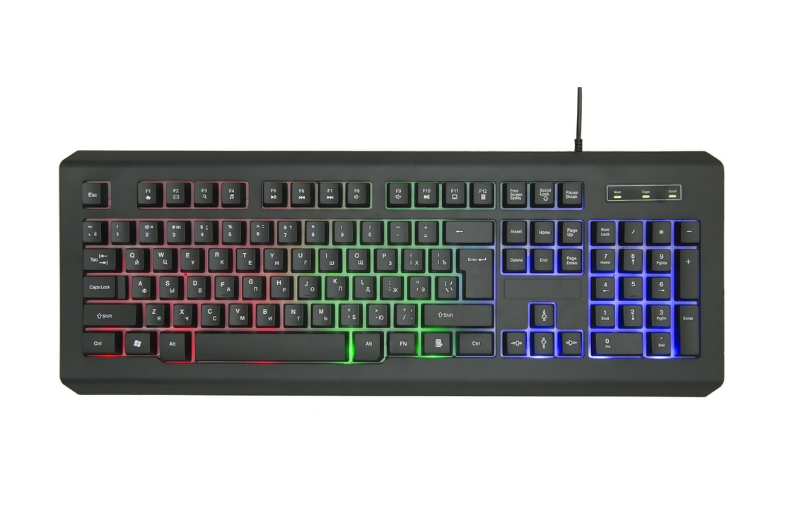 104-Taste-RGB-Gaming-Tastatur in voller Größe für Gamer, Büroangestellte und alle, die ihre Einstellungen personalisieren möchten