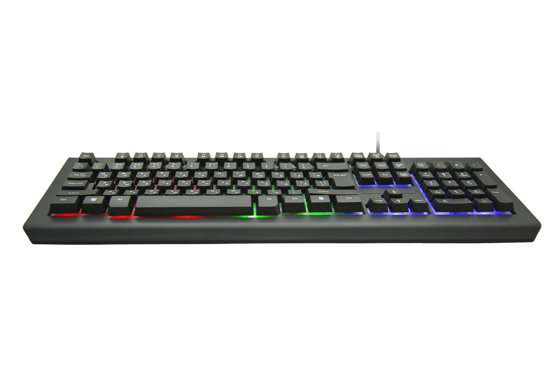 104-Taste-RGB-Gaming-Tastatur in voller Größe für Gamer, Büroangestellte und alle, die ihre Einstellungen personalisieren möchten