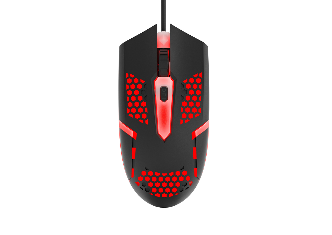 LED-Beleuchtung 8108 Chip verstellbarer DPI Kompaktes tragbares Design weit verbreitete Gaming-Maus