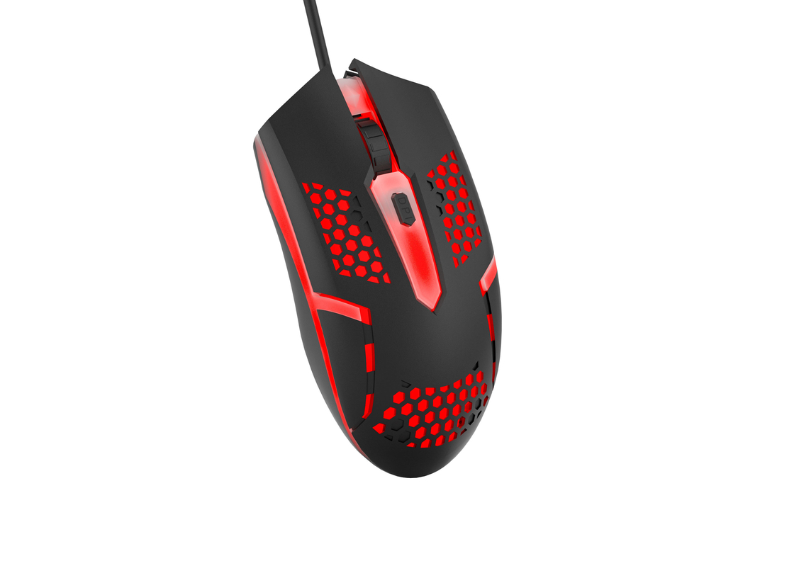 LED-Beleuchtung 8108 Chip verstellbarer DPI Kompaktes tragbares Design weit verbreitete Gaming-Maus