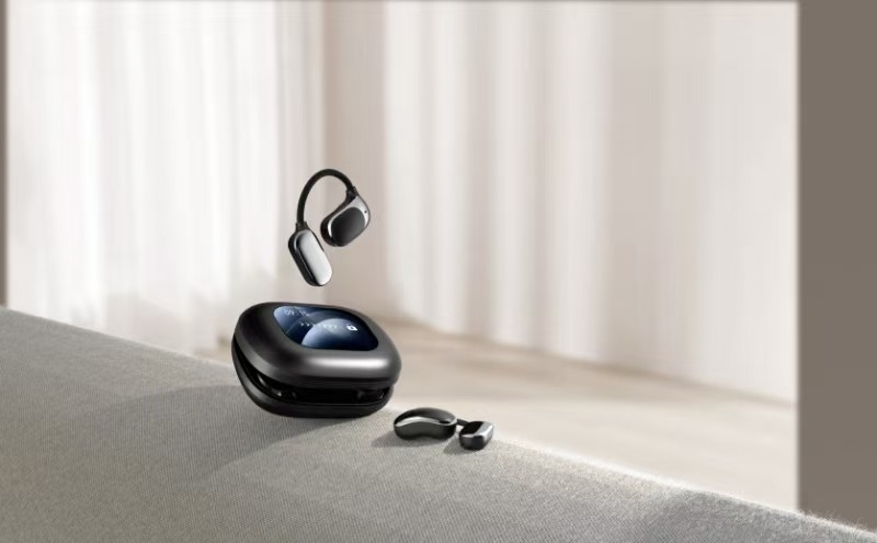 OWS TWS Bluetooth 5.4 Ohrhörer 12mm Komposit-Diaphragma Übersetzungsfunktion Siri Aktivierung 5,5 Stunden Akkulaufzeit Ergonomisches Design