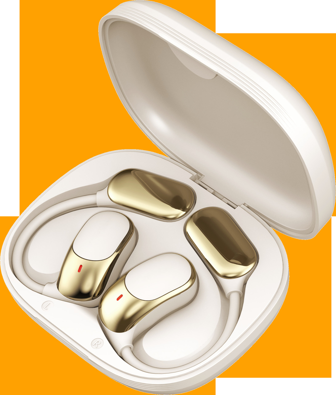 OWS TWS Bluetooth 5.4 Ohrhörer 12mm Komposit-Diaphragma Übersetzungsfunktion Siri Aktivierung 5,5 Stunden Akkulaufzeit Ergonomisches Design