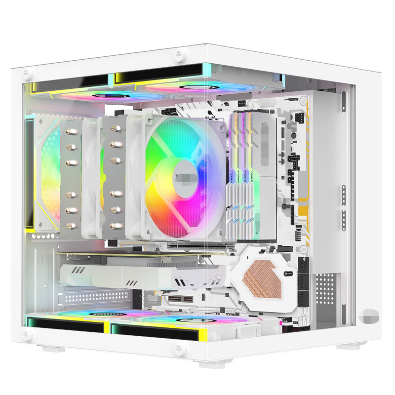 MATX/ITX PC Gehäuse unterstützt Grafikkarten bis zu 320mm CPU Kühlgeräte bis zu 165mm 1 HDD 2 SSDs 3 X 12CM Ventilatoren für Geld
