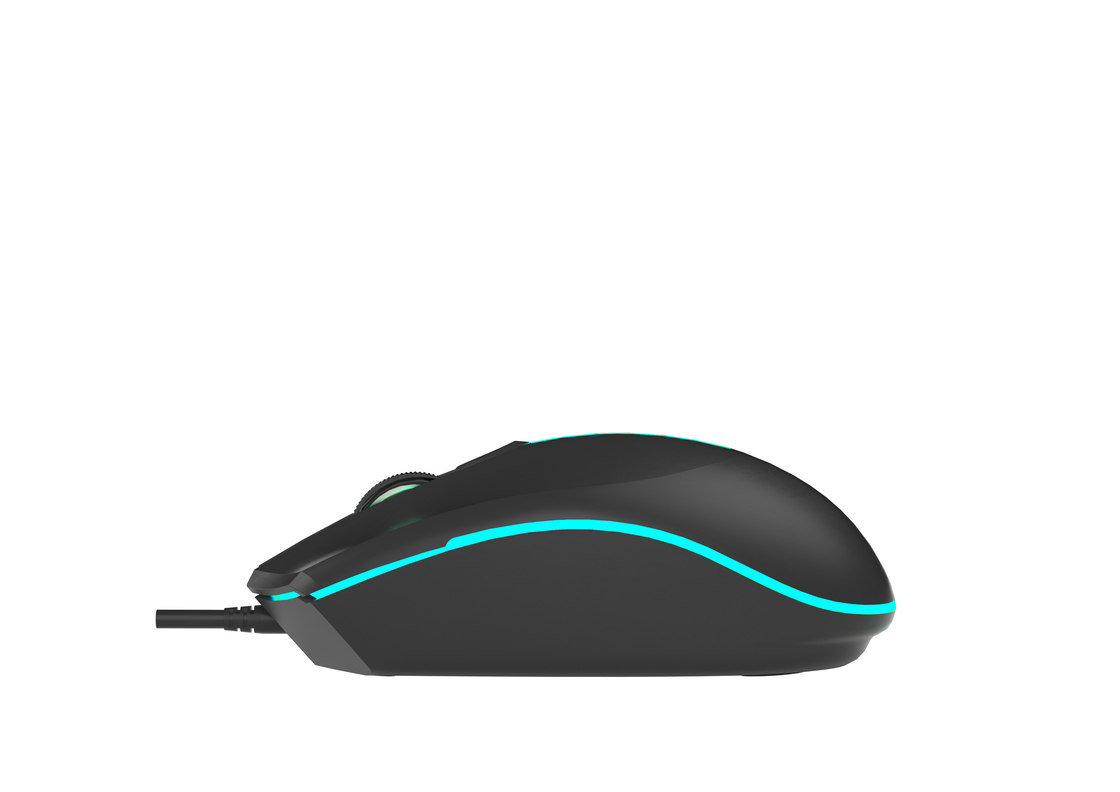 Anpassbare 4D-Gaming-Maus,ultraleichtes Gewicht, glattes Scrollen, optische Tracking-Technologie, ergonomisches Design. Ideal für Gamer