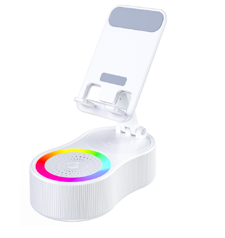 Integrierte Bluetooth-Lautsprecher 3000mAh Power Bank mit USB-Anschluss TWS-Pairing RGB-Beleuchtung Portable für Musikliebhaber
