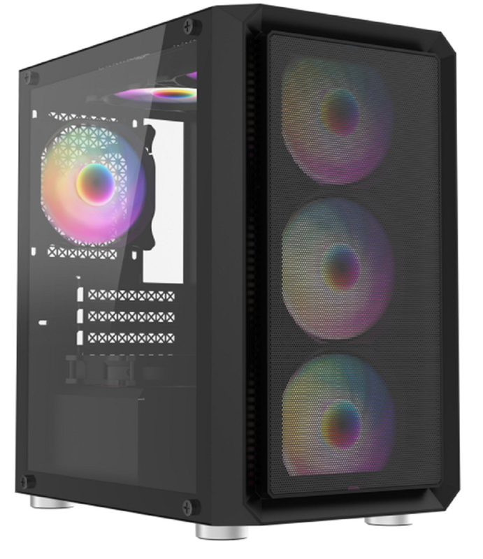 Kompaktes Gaming-Gehäuse für kleine Motherboards und flexible Kühlkonfigurationen für mittelständische Gamer