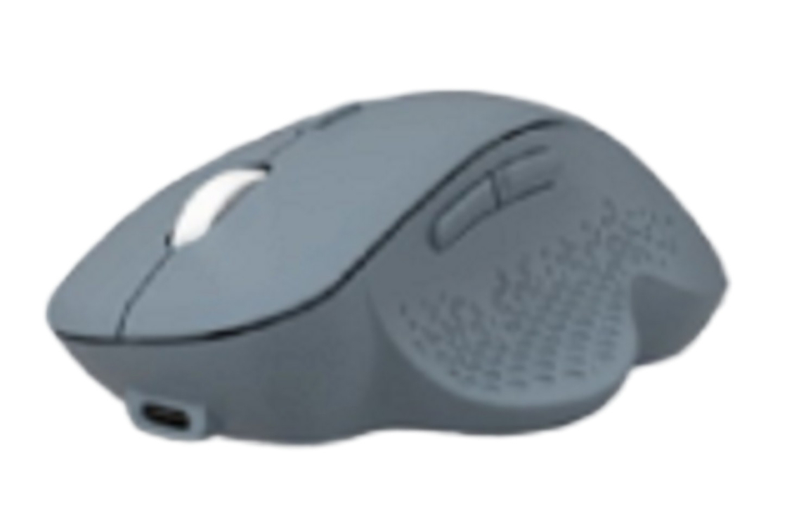 6D-Maus mit Seitenknöpfen,2.4G, Bluetooth 5.2Ergonomisches Design, bis zu 1600 DPI, geräuschloser Klick, für Büroangestellte, Designer, Gamer