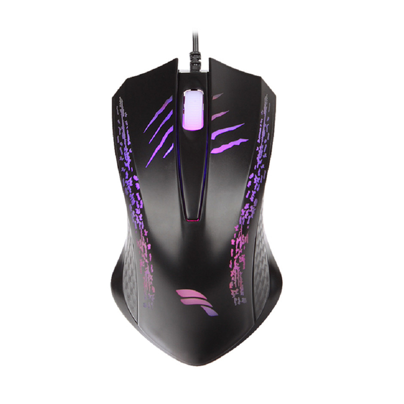 3D-ergonomische USB-Maus mit CS4534-Sensor, farbenfrohes Atemlicht, gewichteter Eisenblock; kompatibel mit mehreren Betriebssystemen