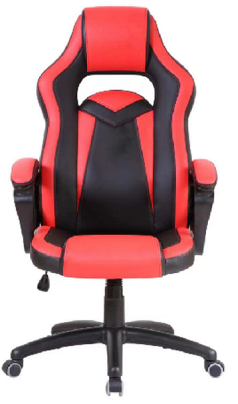 Schlankes schwarz-rotes PU-Design 350mm Nylon-Basis mit PU-Rädern
