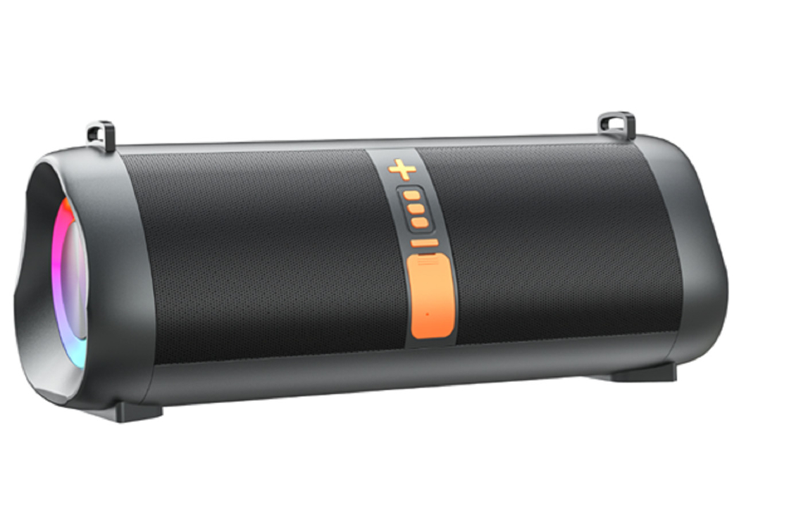 Dual 20W Lautsprecher 7.4V 5000mAh Lithiumbatterie PVC ABS Metallnetz unterstützt Bluetooth USB TF FM für Outdoor-Enthusiasten