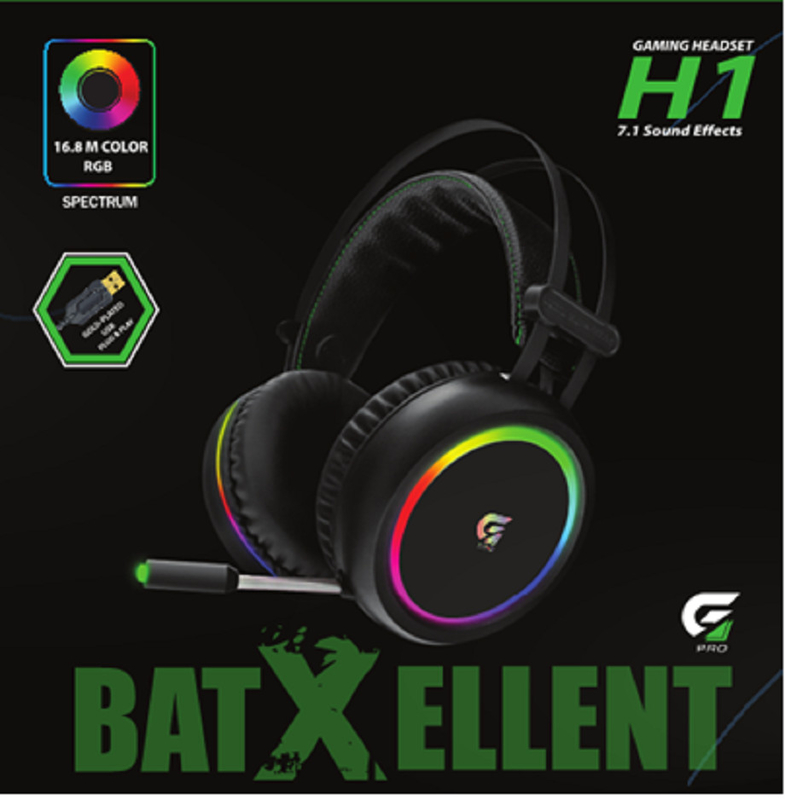 Bluetooth-Kopfhörer 16.8M RGB-Farben 7.1 Soundeffekte 20Hz-20kHz Frequenzbereich Φ50mm Lautsprecher 6.0*5.0mm Omnidirectional Mikrofon für Gamer